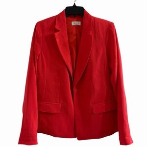 Candace Cameron Bure Red Blazer Womens XS Stretch Career Jacket